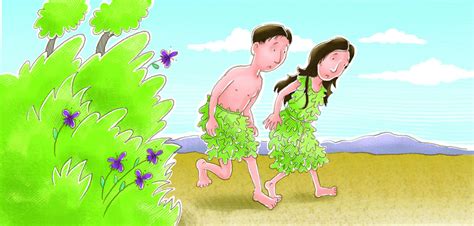 Childrens Message Adam And Eve Hide From God Adam And Eve