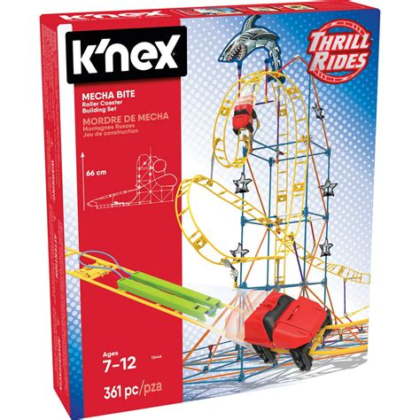 Knex Thrill Rides Mecha Bite Roller Coaster Building Set