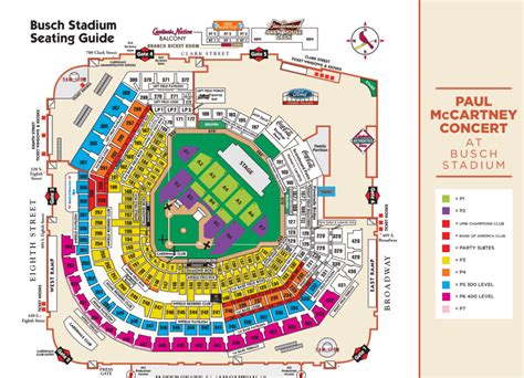 St Louis Cardinals Stadium Seating Map Review Home Decor