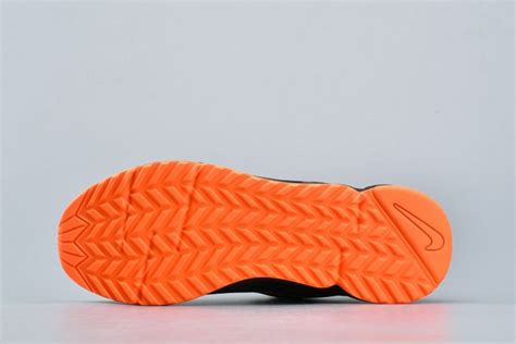 Nike Air Max 200 Double Swoosh Black Orange Running Shoes
