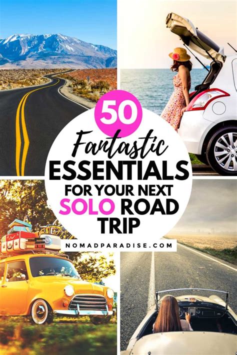 Solo Road Trip Essentials Items And Checklist Nomad Paradise