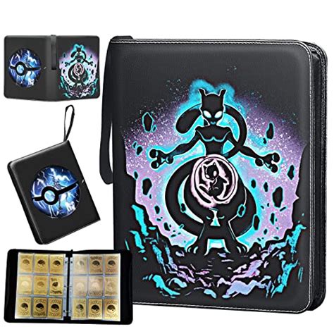 Lincai Card Binder For Pokemon Cards9 Pocket With 50 Sleeves Up To 900
