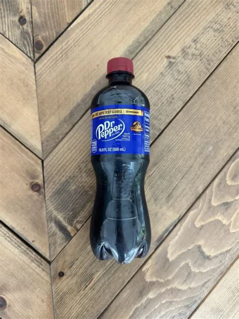 Dr Pepper Dark Berry Flavor Jurassic World Soda Single 20 Oz Bottle