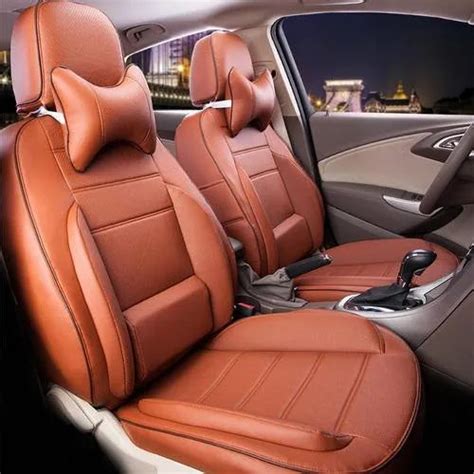 front and back brown leather car seat cover at rs 2000 set in new delhi id 22146059130