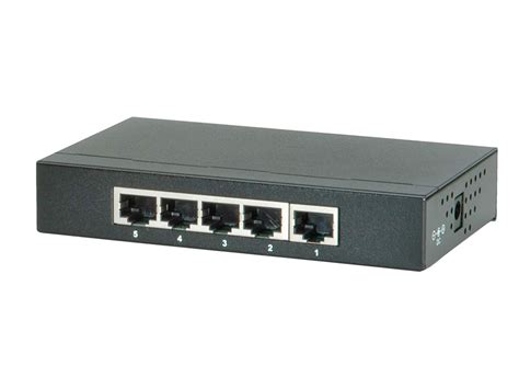 Roline PoE Fast Ethernet Switch 5 Ports schwarz 100 Mbit s günstig