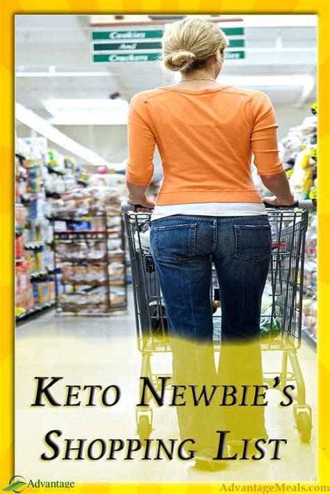 Keto Shopping List The 15 Essentials Advantage Meals Keto Diet