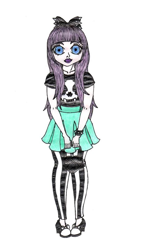 Pastel Goth Girl By Loopy Lass On Deviantart