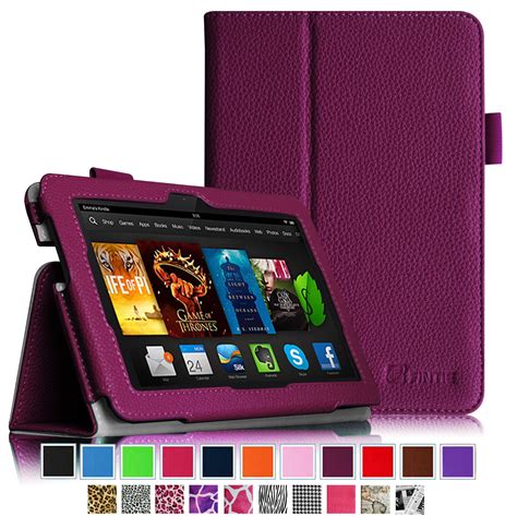 Fintie Folio Case For Kindle Fire Hdx 7 Slim Fit Pu Leather Standing
