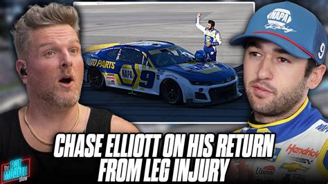 Chase Elliott Talks Nascar Comeback After Scary Leg Injury On The Pat