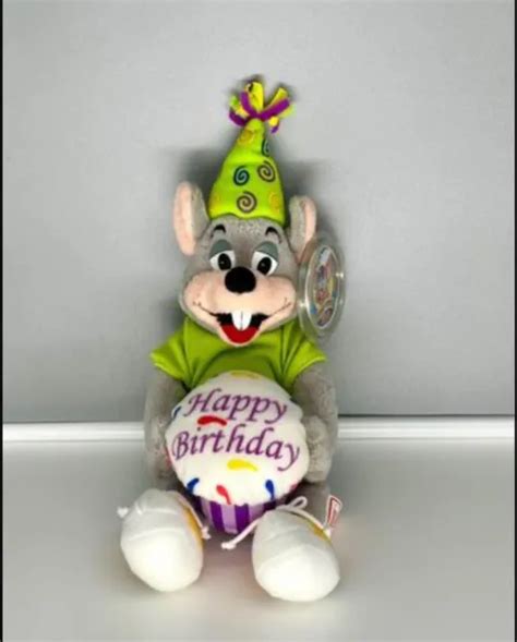 CHUCK E Cheese Limited Edition Happy Birthday Plush All Tags