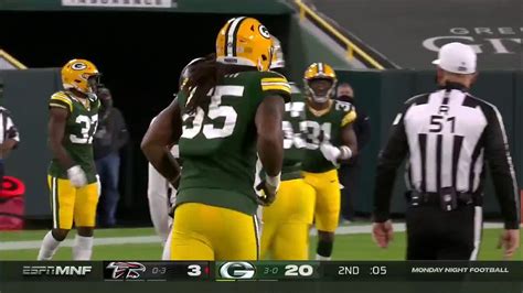 Zadarius Smith Gets A Sack To End The Half Greenbaypackers