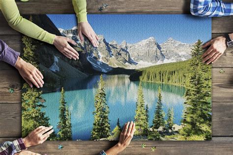 Lake Moraine Banff National Park Jigsaw Puzzle Set