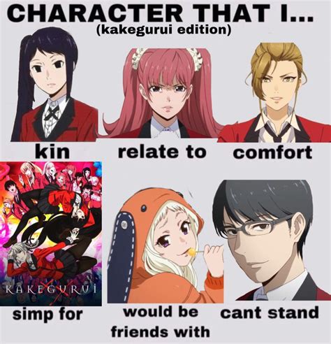 I Simp For Everyone In Kakegurui😕🤗 In 2021 Anime Character Art