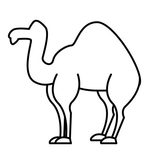 Dibujo De Camello Para Colorear E Imprimir Dibujos Y Colores