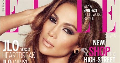Beautiful Jennifer Lopez Hot Photo Shoot Elle Magazine