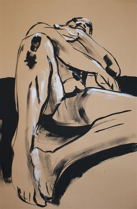 Reclining Male Nude Painting By Joanne Claxton Fine Art America