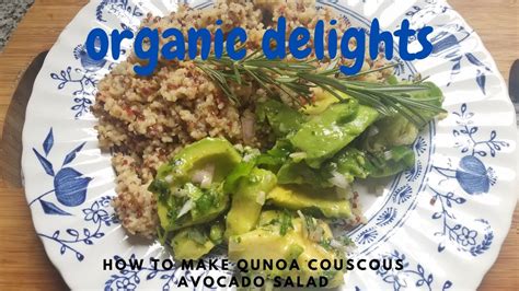 Unless you are from west virginia, nevermind, just eat the other stuff it is healthier. how to make Avocado quinoa couscous salad - YouTube