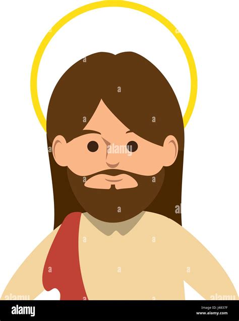Icono De Jesucristo De Dibujos Animados Imagen Vector De Stock Alamy