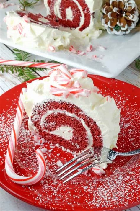 Some say only cream cheese frosting will do. Red Velvet Cake Roll & White Chocolate Peppermint Butter ...