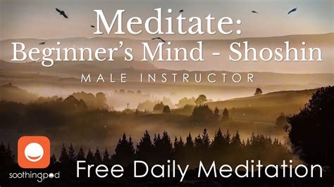 Daily Philosophy 💚 Beginners Mind Shoshin Mindfulness Guided