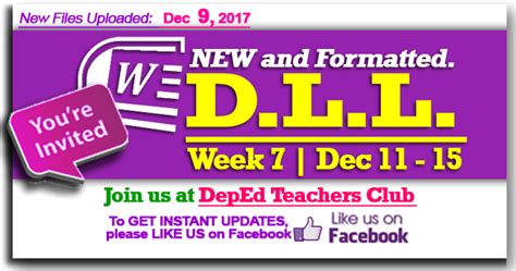 Week Rd Quarter Daily Lesson Log The Deped Teachers Club 34944 Hot