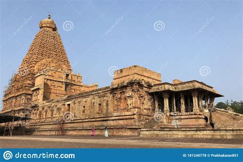 Brihadeeswarar Temple In Thanjavur Tamil Nadu Stock Photo Image Of