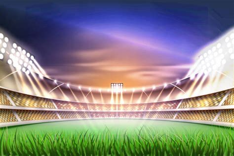 Top 60 Football Stadium Clip Art Vector Graphics And Illustrations