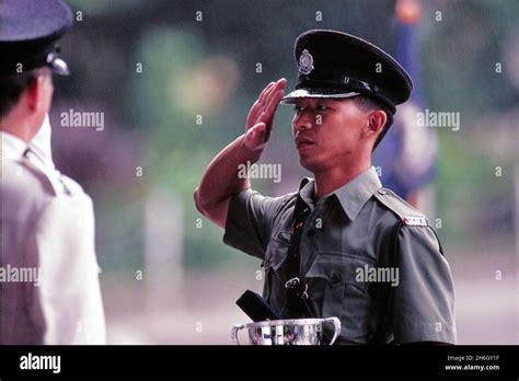 Royal Hong Kong Police Pts Passing Out Parade In The Rain 14th Sept