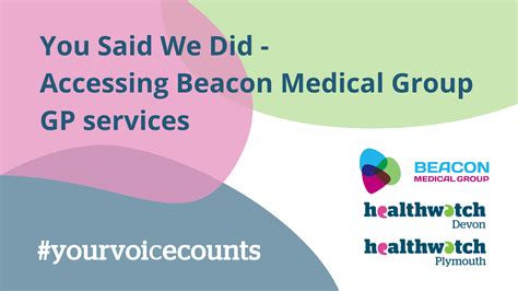 You Said We Did Accessing Beacon Medical Group Gp Services