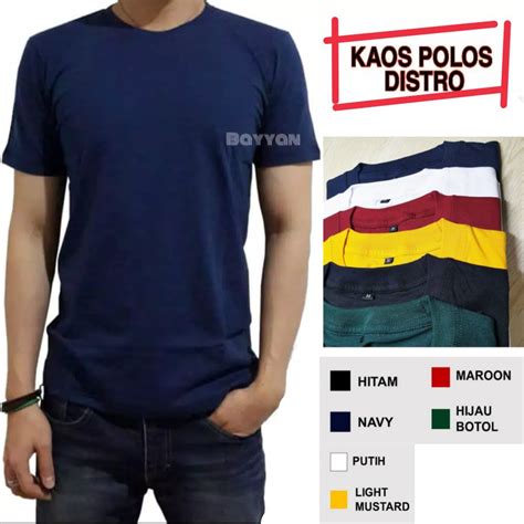 Kaos Polos Pria Cotton Combet 30s Lengan Pendek Oneck Baju Polos Pria Shopee Indonesia