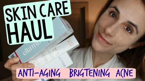 Not all products work equally well though. SKIN CARE HAUL: anti-aging, brightening, acne 🛍 - YouTube