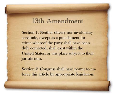 The 13th amendment was needed to put an end to slavery once and for all. Amend the 13th Amendment | HuffPost