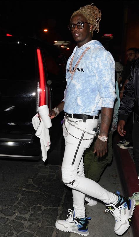 Young Thug Outfit From January 31 2020 Whats On The Star