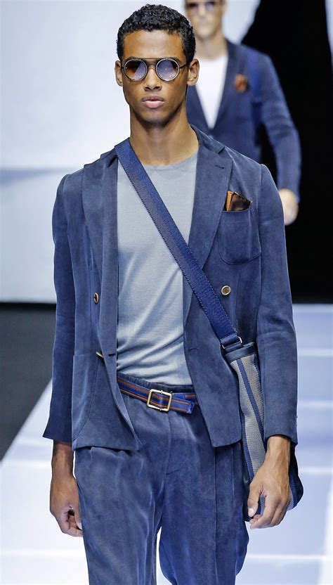 Denim Takes The Runway At The Giorgio Armani Ss19 Fashion Show