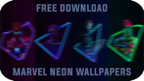 Free Download Neon Avengers 1920x1080 Desktop Wallpapers Based On