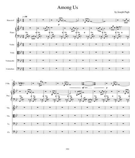 Among Us Music Sheet Download