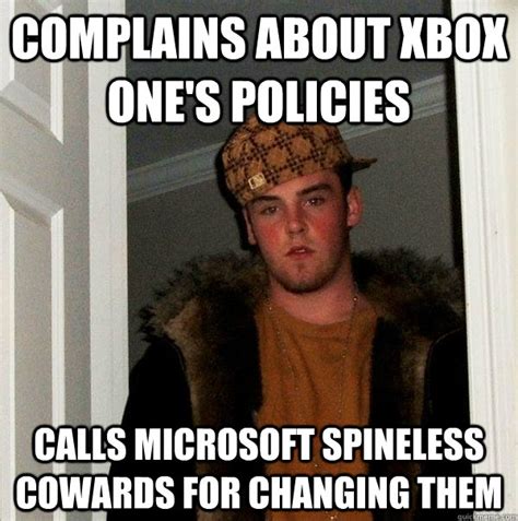 Complains About Xbox Ones Policies Calls Microsoft Spineless Cowards