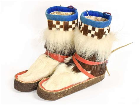 Lot 2237 Pair Of Mid 20th Century Inuit Fur And