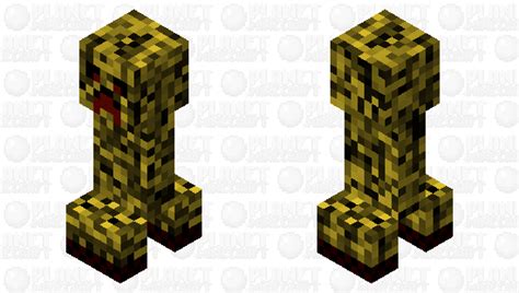 Golden Creeper Minecraft Mob Skin