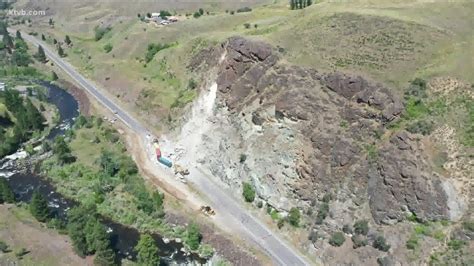 Highway 95 Opens For Overnight Travel In Area Of Rockslide