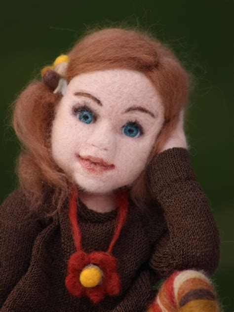 Felted Wool Doll Darias Page