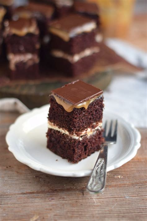 Nun kommt ein köstliches und kreatives rezept hinzu: Schoko Creme Karamell Kuchen - Chocolate Caramel Cake