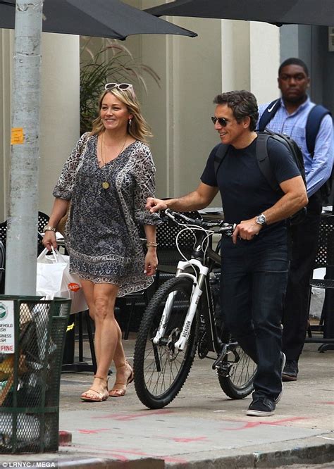 Ben Stiller And Christine Taylor Reunite In Ny After