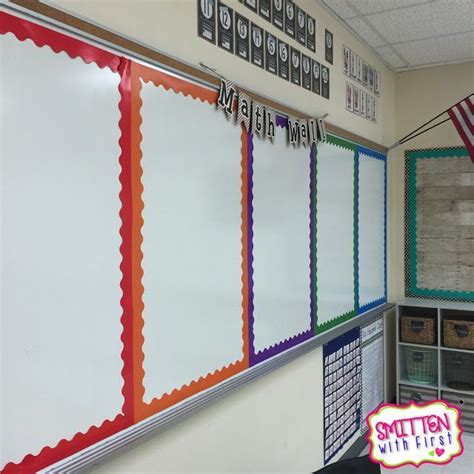 Divide Your Whiteboard With Colorful Borders To Create Multiple