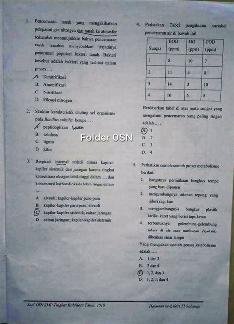Soal seleksi osn biologi 1 kab. Silabus Osn Biologi : Silabus osn ekonomi 2018 silabus osn ...