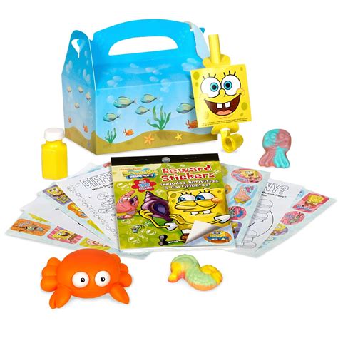 Party Favor Spongebob Birthday Party Party Favor Boxes Spongebob Party