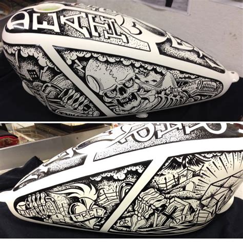 In this video, i paint according to the customer's design. Pin by Steve Bupp on Artistic Eye | Gas tank paint, Custom ...
