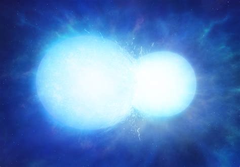 Two Stars Merged To Form Massive White Dwarf
