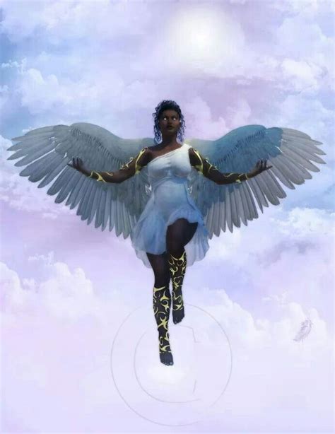 Black Art Art Angels Pinterest Angel Black Women Art And African