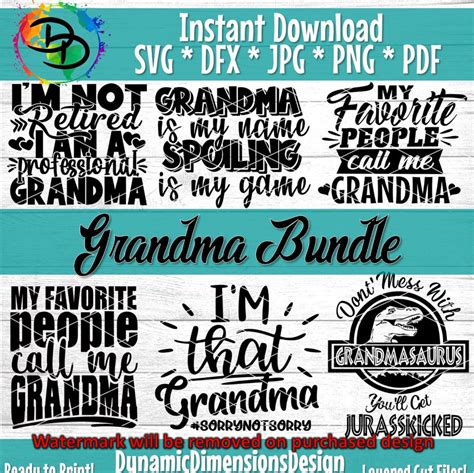Grandma Quote Bundle Svg Grandma Svg Grandma Life Svg Etsy Grandma Quotes Making Shirts Svg